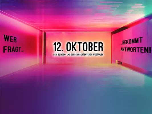 Kostenlose Beratung für Menschen mit eingeschränkter Sehkraft am 12. Oktober in Dortmund Bild: Kostenlose Beratung für Menschen mit eingeschränkter Sehkraft am 12. Oktober in Dortmund