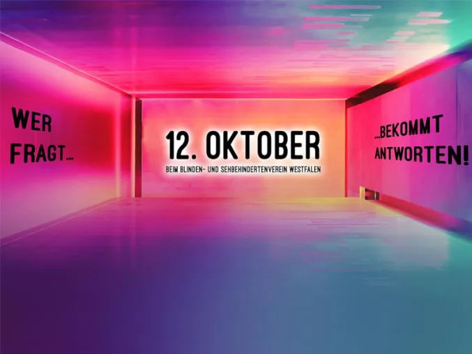 Kostenlose Beratung für Menschen mit eingeschränkter Sehkraft am 12. Oktober in Dortmund Bild: Kostenlose Beratung für Menschen mit eingeschränkter Sehkraft am 12. Oktober in Dortmund
