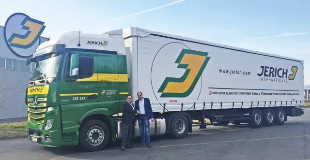 Jerich International vertraut bei Papierlogistik weiterhin auf Kögel Bild: Jerich International vertraut bei Papierlogistik weiterhin auf Kögel