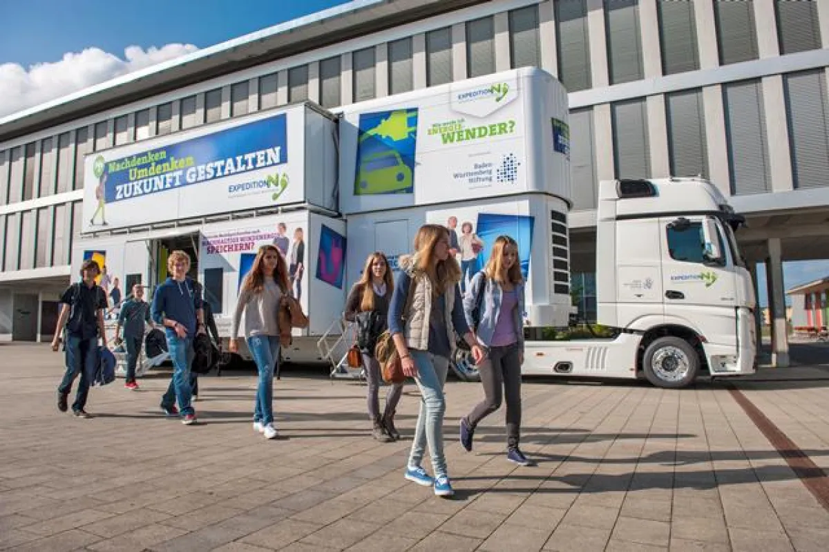Das Expeditionsmobil der Baden-Württemberg Stiftung