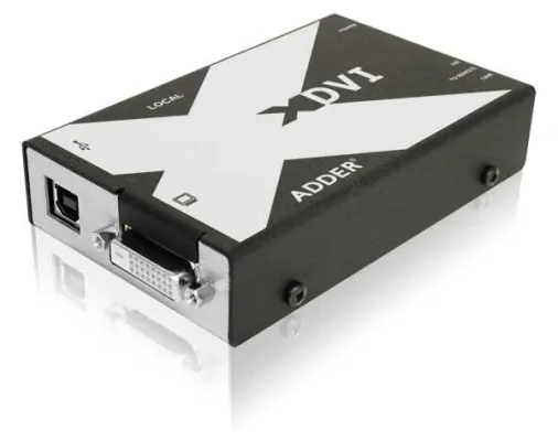 Bild: Adder Extender überträgt als erstes Gerät USB-, DDC- und DVI-Signale über ein einziges CAT6-Kabel