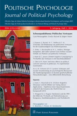 Bild: Politische Psychologie: Pluralistische Parteien und vage Wahlversprechen sind glaubwürdiger