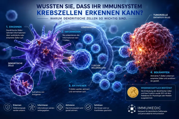 Bild: Wussten Sie, dass Ihr Immunsystem Krebszellen erkennen kann?