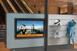 Neue SportScheck Filiale in Frankfurt mit digitalen Medien von netvico Bild: Neue SportScheck Filiale in Frankfurt mit digitalen Medien von netvico