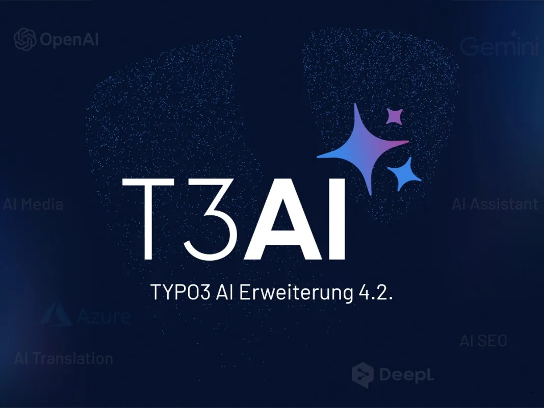 Entdecken Sie die neuesten Einblicke in die T3AI TYPO3 AI-Erweiterung 4.2.0! (© T3Planet -TYPO3 Shop)