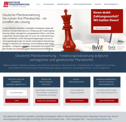 Bild: LED-Beleuchtung mit grossen Konvoluten in einer öffentlichen Versteigerung