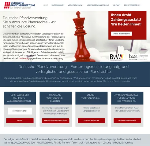 Bild: LED-Beleuchtung mit grossen Konvoluten in einer öffentlichen Versteigerung