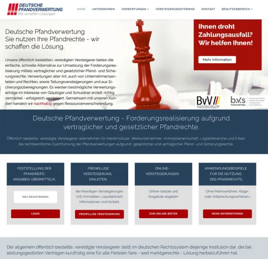 Bild: LED-Beleuchtung mit grossen Konvoluten in einer öffentlichen Versteigerung