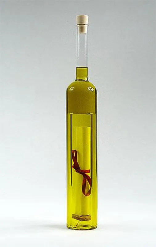 Kulinarische Geschenkidee: Funflasche mit Olivenöl