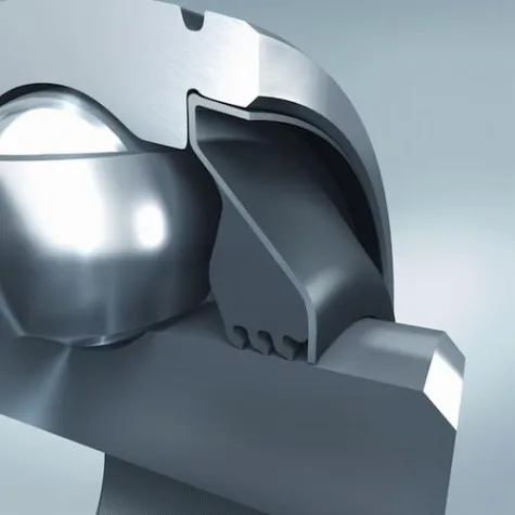 Für raue Umgebungsbedingungen: Gehäuselager mit Dreifachlippendichtung Bild: Für raue Umgebungsbedingungen: Gehäuselager mit Dreifachlippendichtung