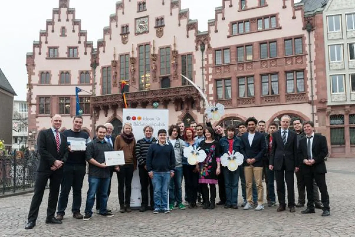 Auszeichnung Soziale Jungs/Römer Frankfurt | Copyright: Land der Ideen/Andreas Mann