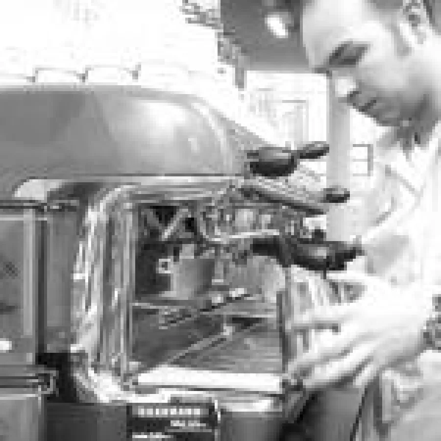 Barista Tobias Peters, Vollmer Kaffee