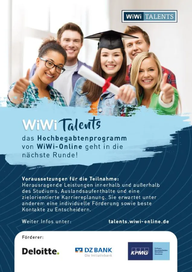 Die 24. Runde des WiWi-Talents Programms!