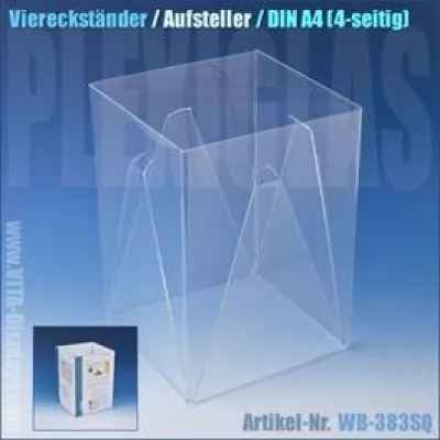 Bild: Offlinerecherche mit Plexiglas Aufstellern von VITAdisplays® unterstützen