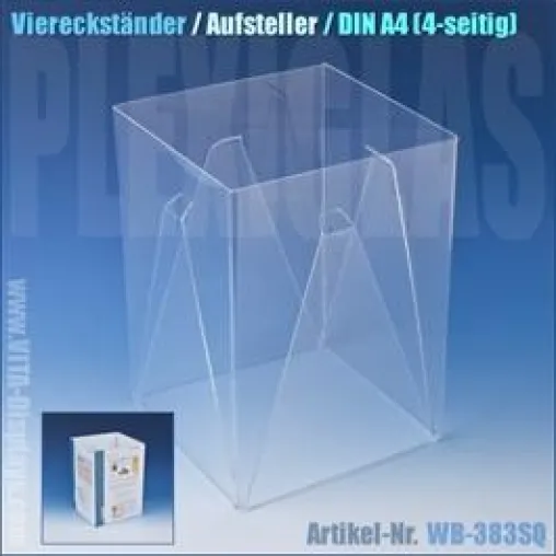 Bild: Offlinerecherche mit Plexiglas Aufstellern von VITAdisplays® unterstützen