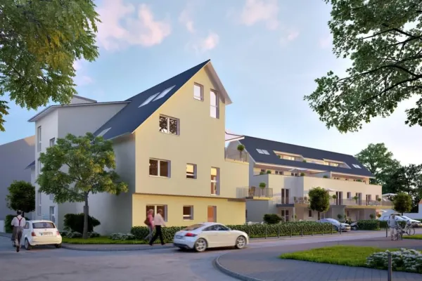 Bild: Neubauprojekt "Romeo und Julia" in Obertshausen - Vetter & Partner startet Vermarktung