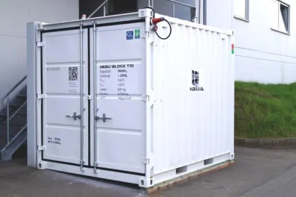 Bild: NEBUMA bringt Hochtemperaturwärmespeicher für das Recycling industrieller Abwärme auf den Markt