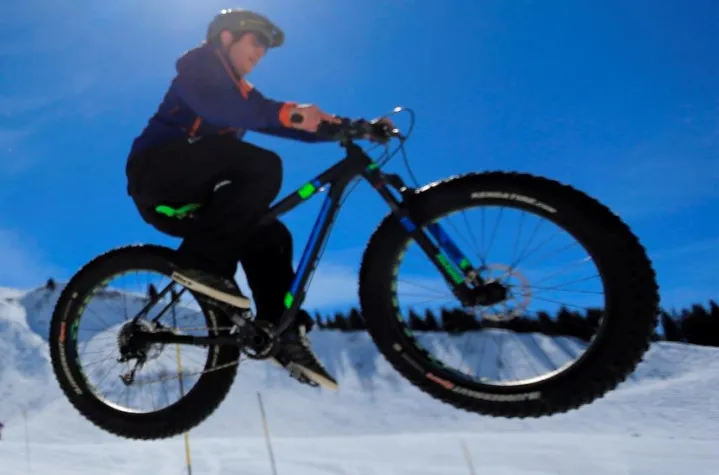 Bild: Auf E-Fatbikes in den französischen Alpen unterwegs