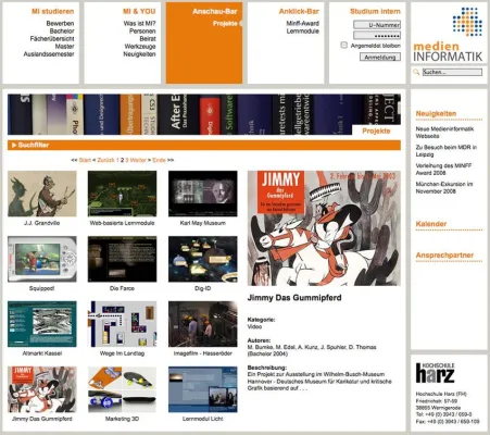 Bild: Studiengang Medieninformatik der Hochschule Harz zeigt im Internet sein neues Gesicht