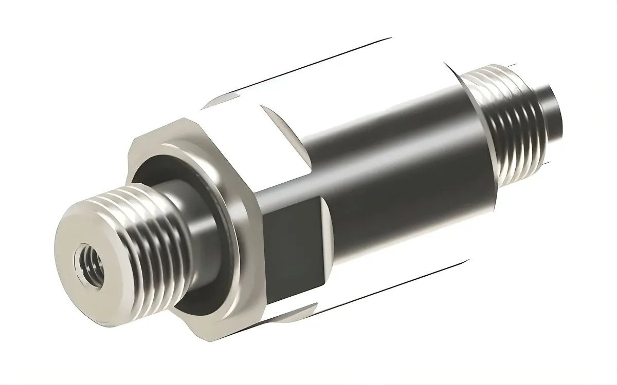 P.Trace – kompakter Drucktransmitter im Edelstahl Gehäuse (© MP-Sensor/AMSYS)