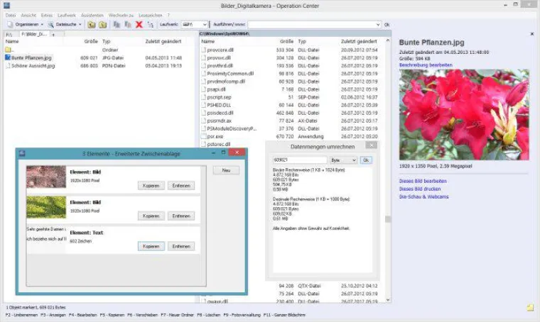 Bild: Dateimanager "Operation Center" in neuer Version erschienen