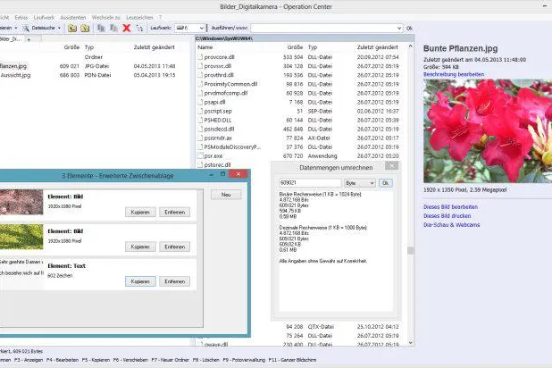 Dateimanager "Operation Center" in neuer Version erschienen Bild: Dateimanager "Operation Center" in neuer Version erschienen