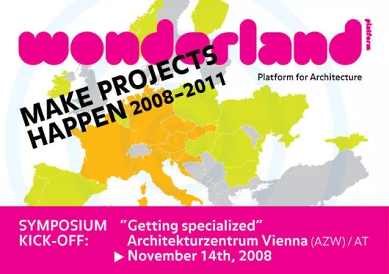 Bild: Wonderland-Symposium am 14. November als Startschuss für grenzüberschreitende Architekturprojekte in Europa