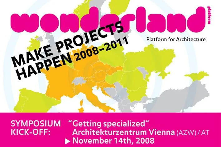 Wonderland-Symposium am 14. November als Startschuss für grenzüberschreitende Architekturprojekte in Europa Bild: Wonderland-Symposium am 14. November als Startschuss für grenzüberschreitende Architekturprojekte in Europa