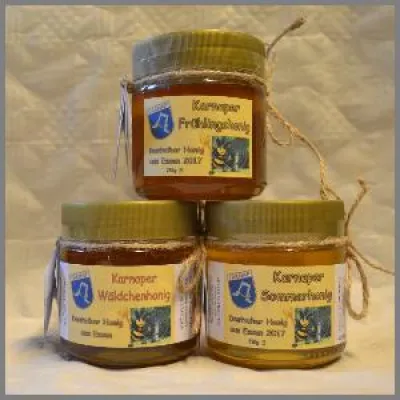 Bild: Deutscher Honig von Imkerin in Essen Karnap: Erhalt der Honigbiene