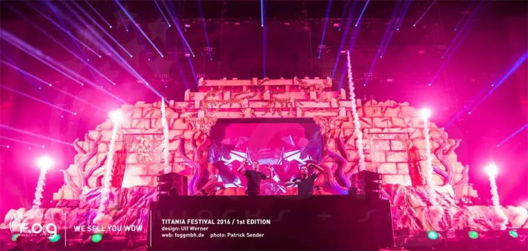 Bild: TITANIA FESTIVAL mit FOG fireworks + sfx GmbH ein voller Erfolg!