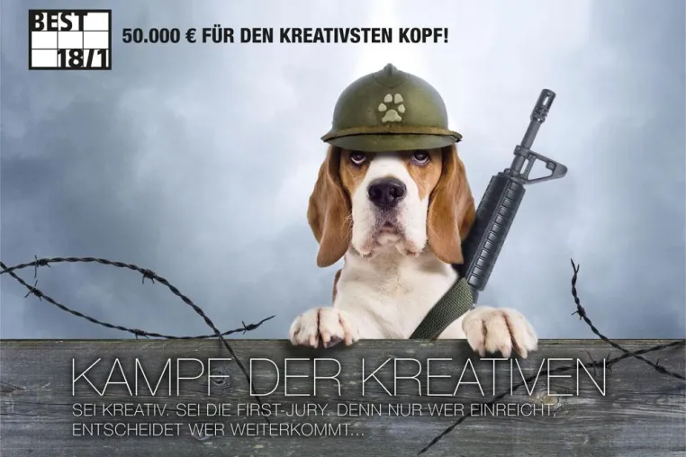 Bild: Kampf der Kreativen! Kreativ sein…und gleichzeitig Teil der First-Jury…