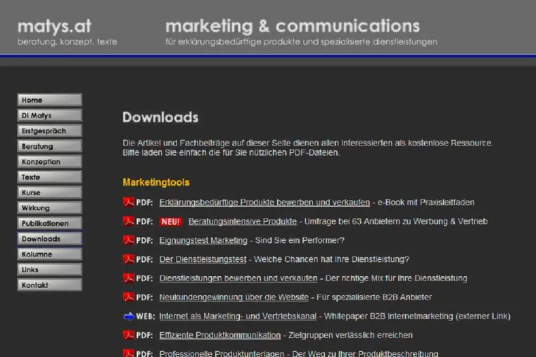 Informationsportal für erklärungsbedürftige Produkte Bild: Informationsportal für erklärungsbedürftige Produkte