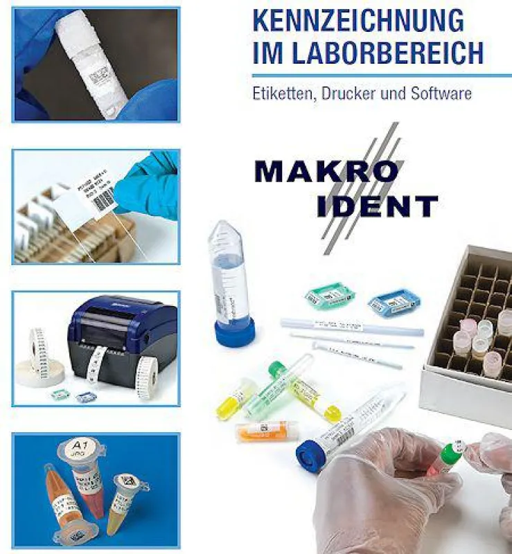 Laboretiketten und Drucker für die Laborprobenkennzeichnung
