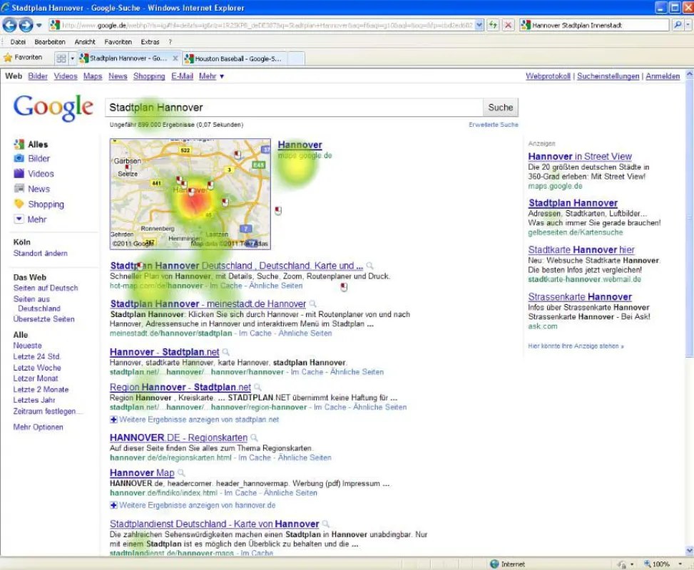 Eye-Tracking Heat-Map