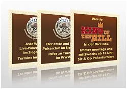 Bild: Werbeagentur mediatwister aus Siegen gestaltete Werbeplanen für die Get Rated GbR