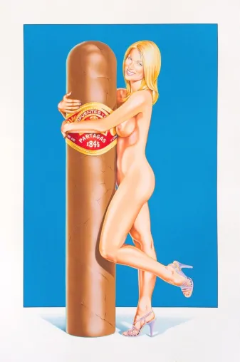 Bild: Mel Ramos | Seltene Werke im Angebot | Lola Cola - Snickers - Caramello - Havanna