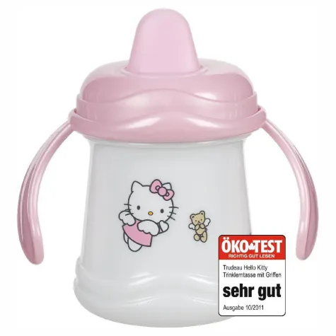 Bild: Magazin Öko-Test urteilt: Prädikat „sehr gut“ für Trinklerntasse „Hello Kitty“ von Rotho