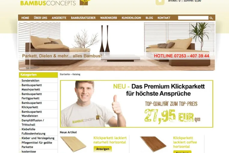 Bild: Erfolgsgeschichte Bambusparkett