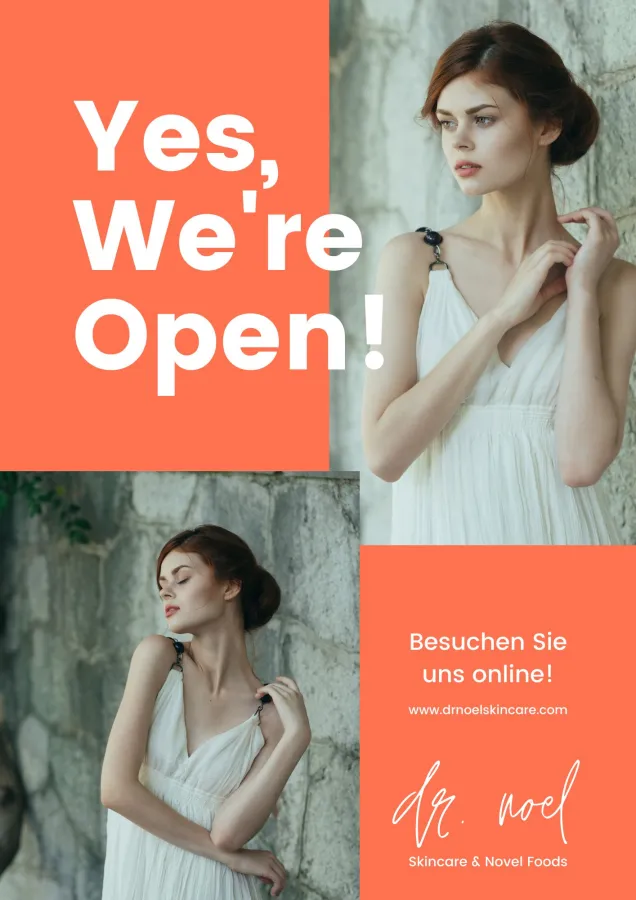 Die Münchner Doctor Brand dr. noel Skincare & Novel Foods startet Weblaunch (© dr. noel by amalthea feelgood)