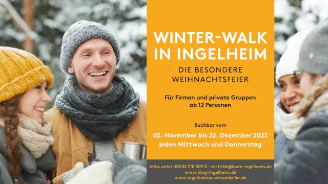 Bild: Winter-Walk Ingelheim - die kreative GPS-Outdoor Weihnachtsfeier