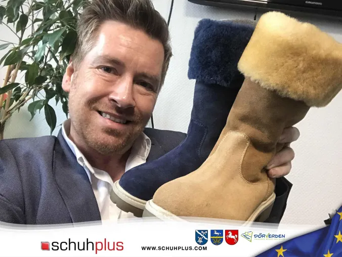 Bild: Schuhplus - Chef Kay Zimmer ordert die ersten Kollektionen für Herbst/Winter 2020/2021