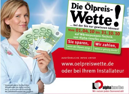 Bild: Alpha-InnoTec wettet auf steigende Ölpreise: „Mit unseren Wärmepumpen kann man nur gewinnen“