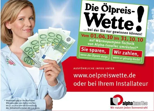 Bild: Alpha-InnoTec wettet auf steigende Ölpreise: „Mit unseren Wärmepumpen kann man nur gewinnen“