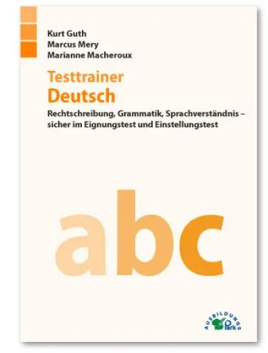 Bild: "Testtrainer Deutsch" – sicher im Einstellungstest