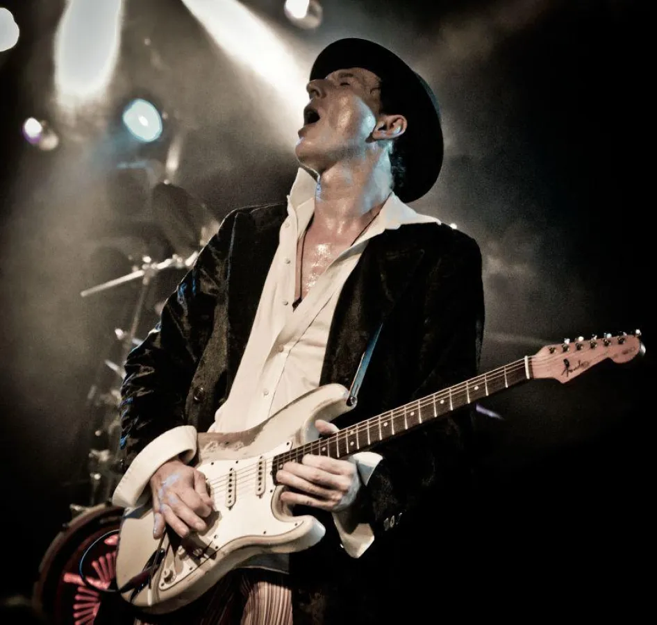 Errorheads Marcus Deml mit seiner 62er Fender Stratocaster
