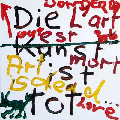 Schrifttafeln in Berlin entdeckt - Wolf Wonder in der RFA Galerie Bild: Schrifttafeln in Berlin entdeckt - Wolf Wonder in der RFA Galerie