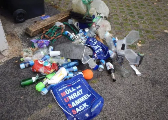 Bild: MUSS-Aktion gegen Müll im Main