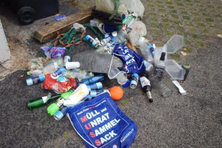 Bild: MUSS-Aktion gegen Müll im Main