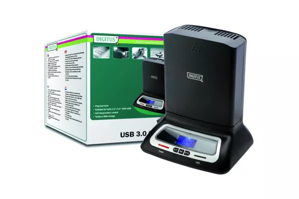Bild: HDD Docking Station USB 3.0 mit Kühlfunktion von Digitus