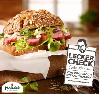 Bild: LECKER CHECK-Duo: Houdek und Kochprofi Stefan Ziemann bringen Vielfalt aufs Brot